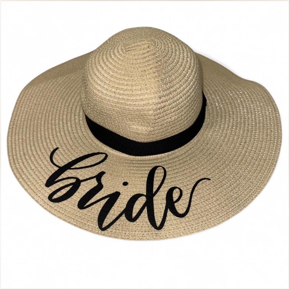 BRIDAL Tan Beach Hat